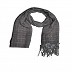 Golden beats studded heart shaped fringe's hijab - Grey